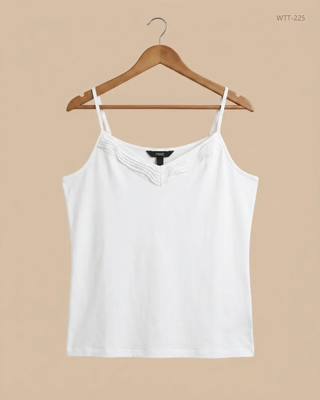 Womens Tank Top | Next | Preloved Branded | White Polyester | Premium | OTS Thrift Store Peshawar Pakistan