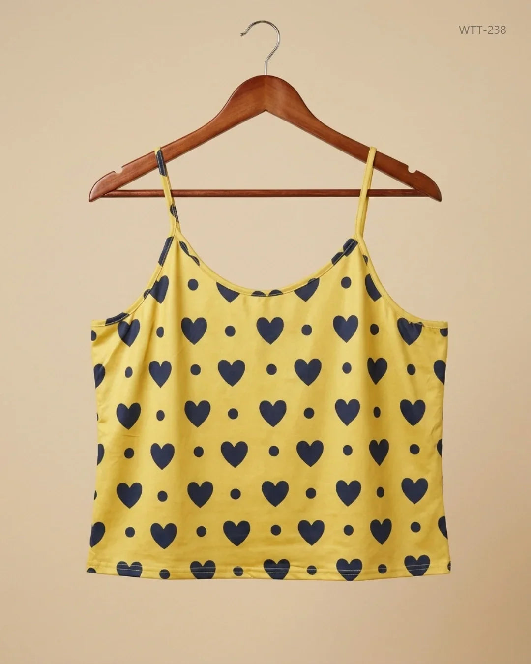 Shop Premium Womens Tank Top by CUT LABEL | Preloved Branded Clothes | Yellow Polyester | Womens | OTS Thrift Store Peshawar Pakistan