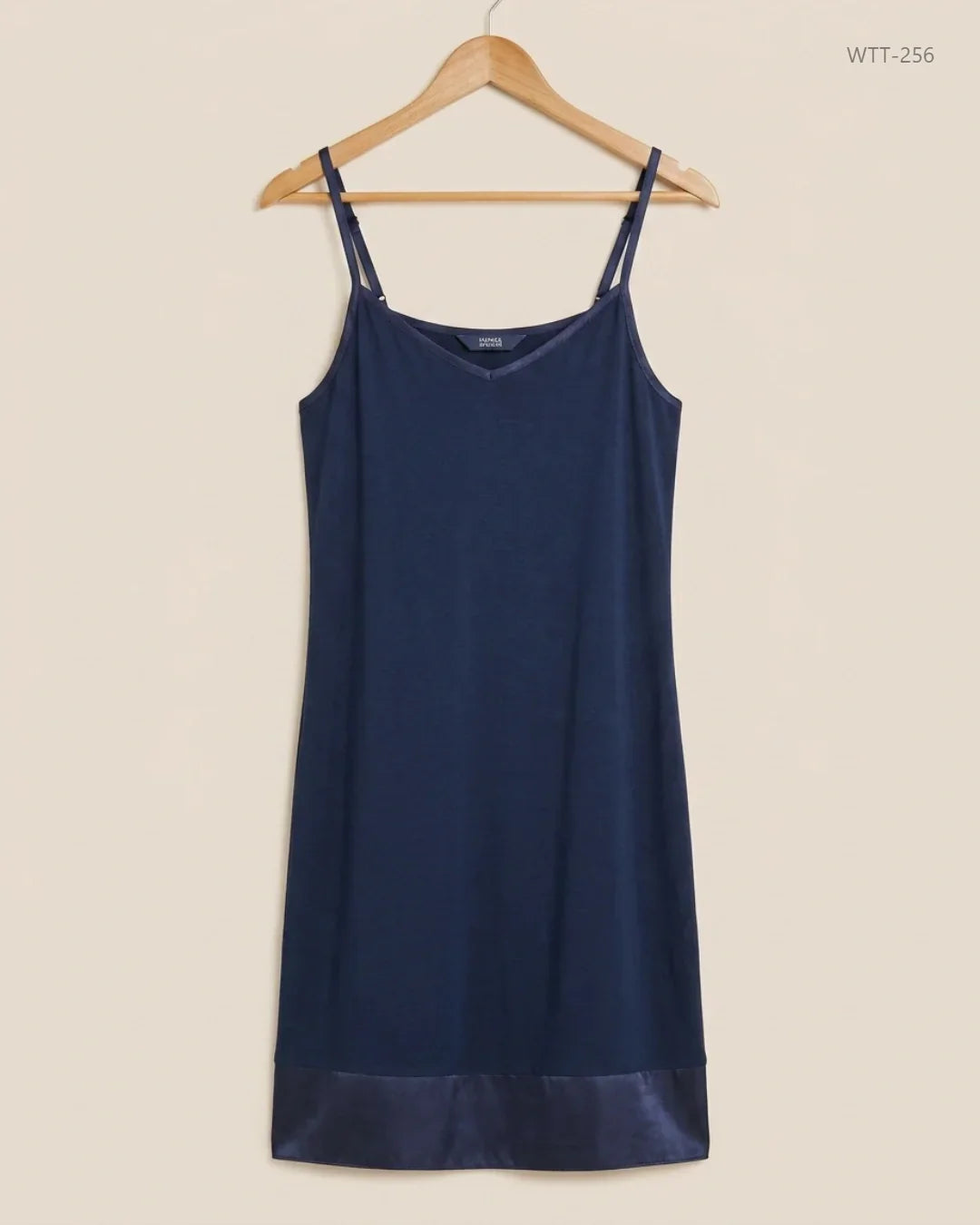 Shop Premium Womens Tank Top by Marks & Spencer | Preloved Branded Clothes | Navy Blue Viscose | Womens | OTS Thrift Store Peshawar Pakistan
