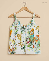 Shop Premium Womens Tank Top by Zara | Preloved Branded Clothes | Multi Viscose | Womens | OTS Thrift Store Peshawar Pakistan