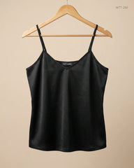 Secondhand Branded Womens Tank Top by CUT LABEL, Black Polyester fabric, Premium condition, for Womens - Online Thrift Shop Karachi Pakistan