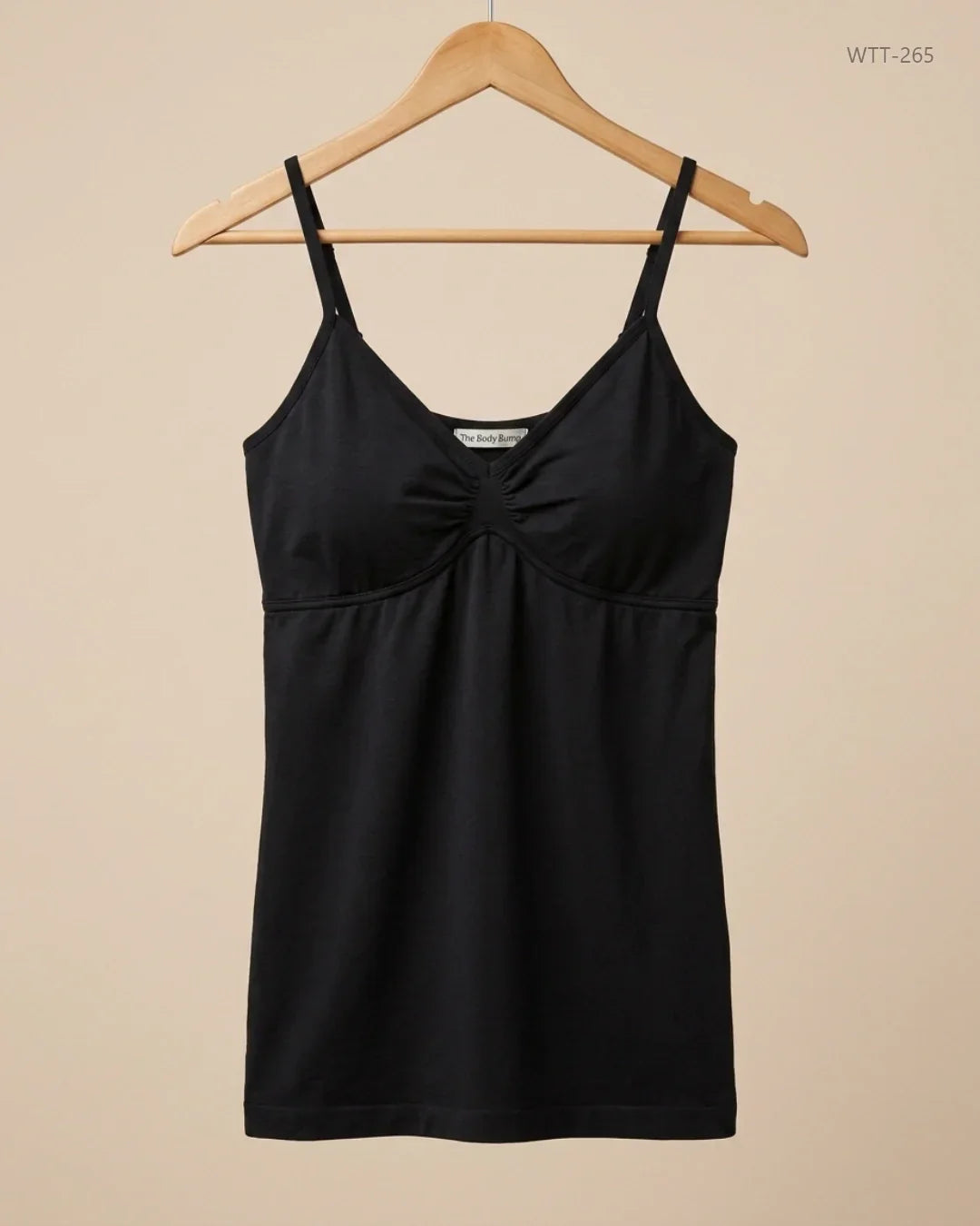 UK Imported secondhand Womens Tank Top - The Body Bump brand, Black Nylon, Premium condition, for Womens - Online Thrift Store Lahore Pakistan