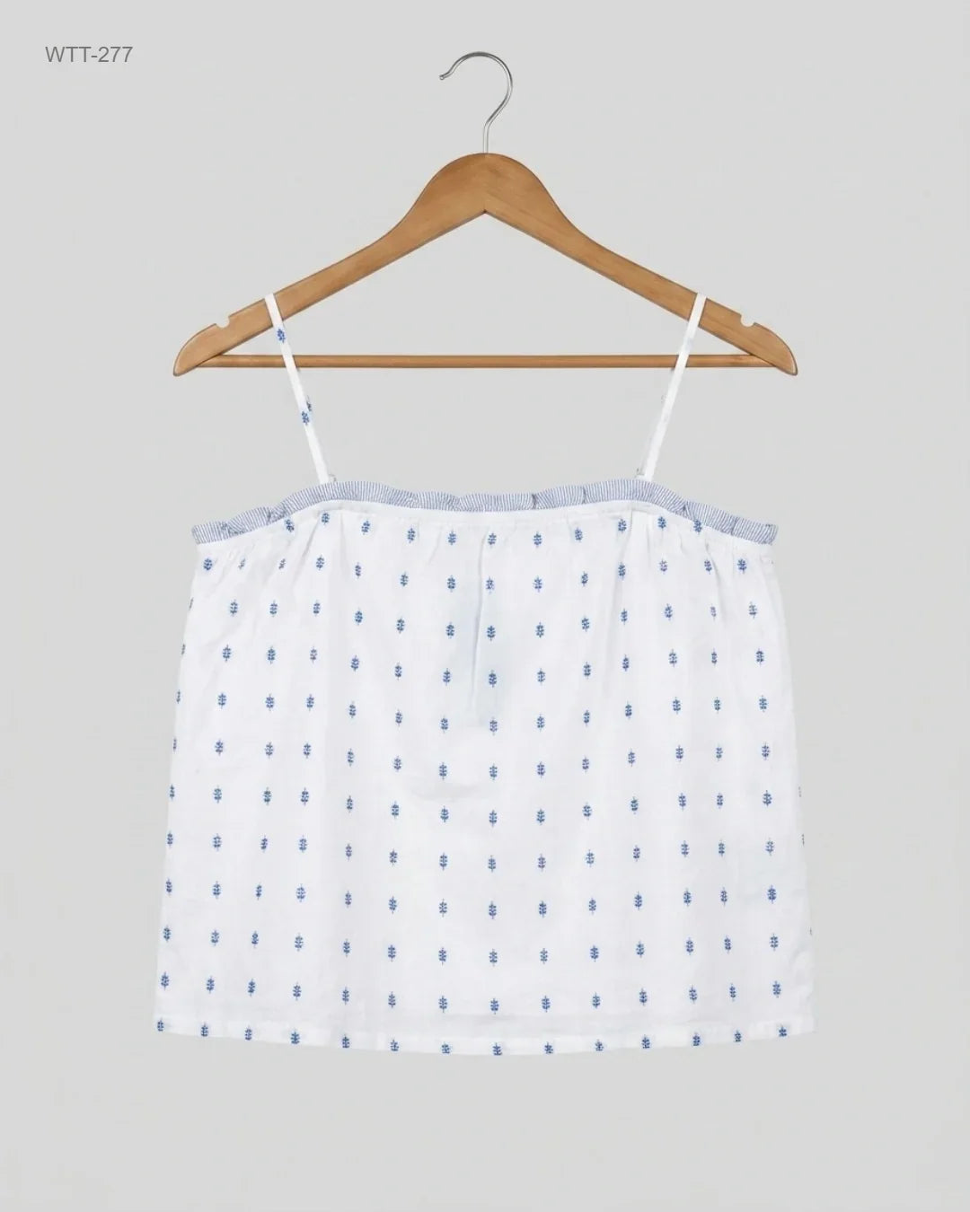 Shop Premium Womens Tank Top by THE LITTLE WHITE COMPANY | Preloved Branded Clothes | White Cotton | Womens | OTS Thrift Store Islamabad Pakistan