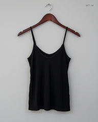Secondhand Branded Womens Tank Top by Marks & Spencer, Black Polyester fabric, Premium condition, for Womens - Online Thrift Shop Karachi Pakistan