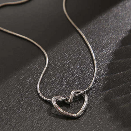 Love Knot Heart Necklace