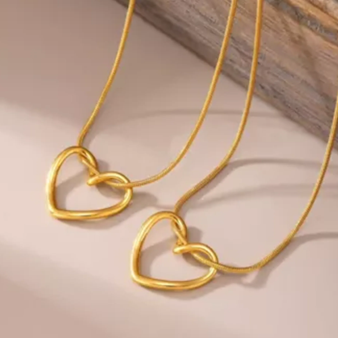 Love Knot Heart Necklace