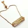 Intertwined Rectangular Bracelet