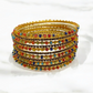 Multicolor Pearl Bangle Set