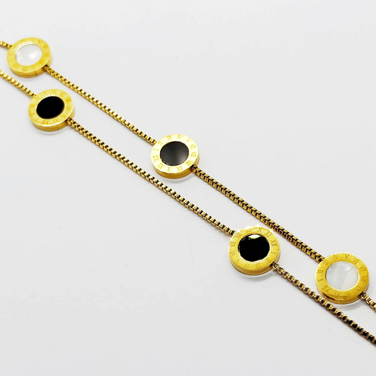 Roman Numeral Chain Bracelet