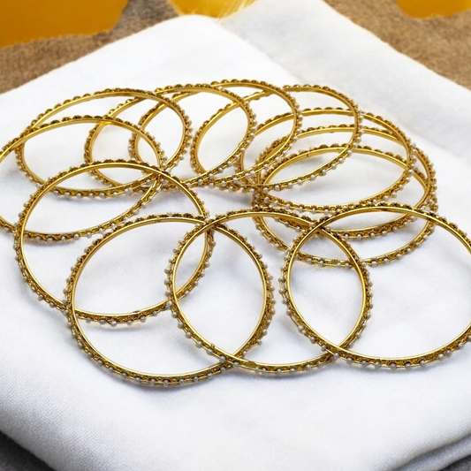 White Pearl Bangle Set