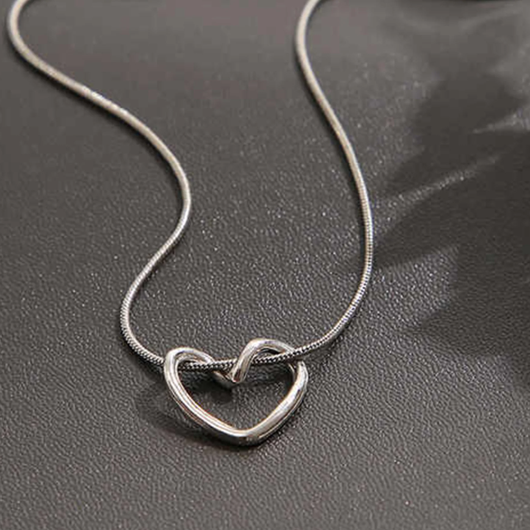 Love Knot Heart Necklace