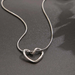 Love Knot Heart Necklace