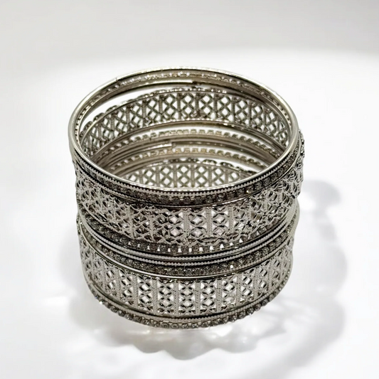 Silver Kara Set