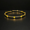Golden Leaf Accent Bangle