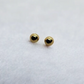 Mini Gold Ball Earrings