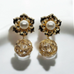 Golden Rose Pearl Earrings