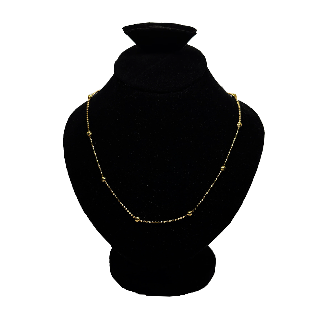 Chain of Golden Beads Pendant