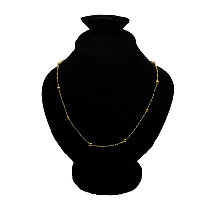 Chain of Golden Beads Pendant