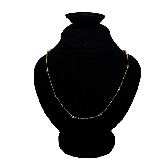 Chain of Golden Beads Pendant