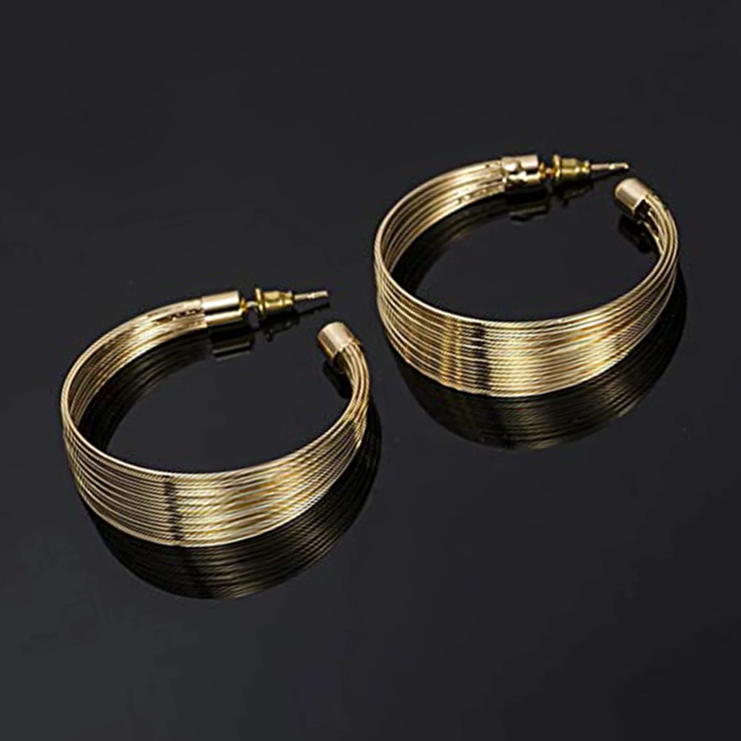 Gold Hoop Earrings