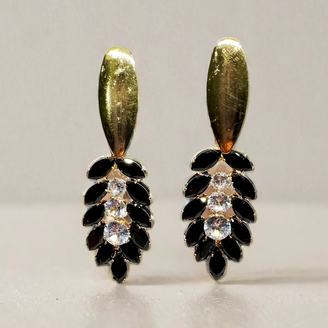 Elegant Leaf Drop Earrings