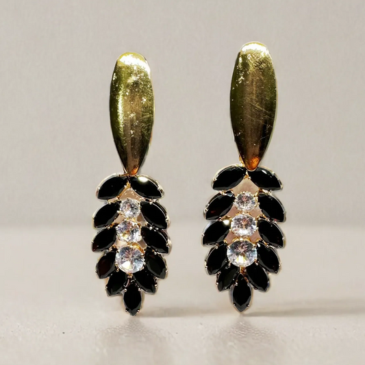 Elegant Leaf Drop Earrings