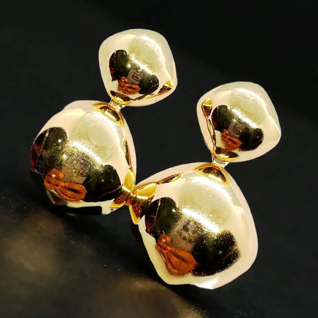 Puff Drop Earrings