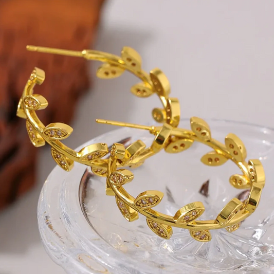 Leafy Earrings