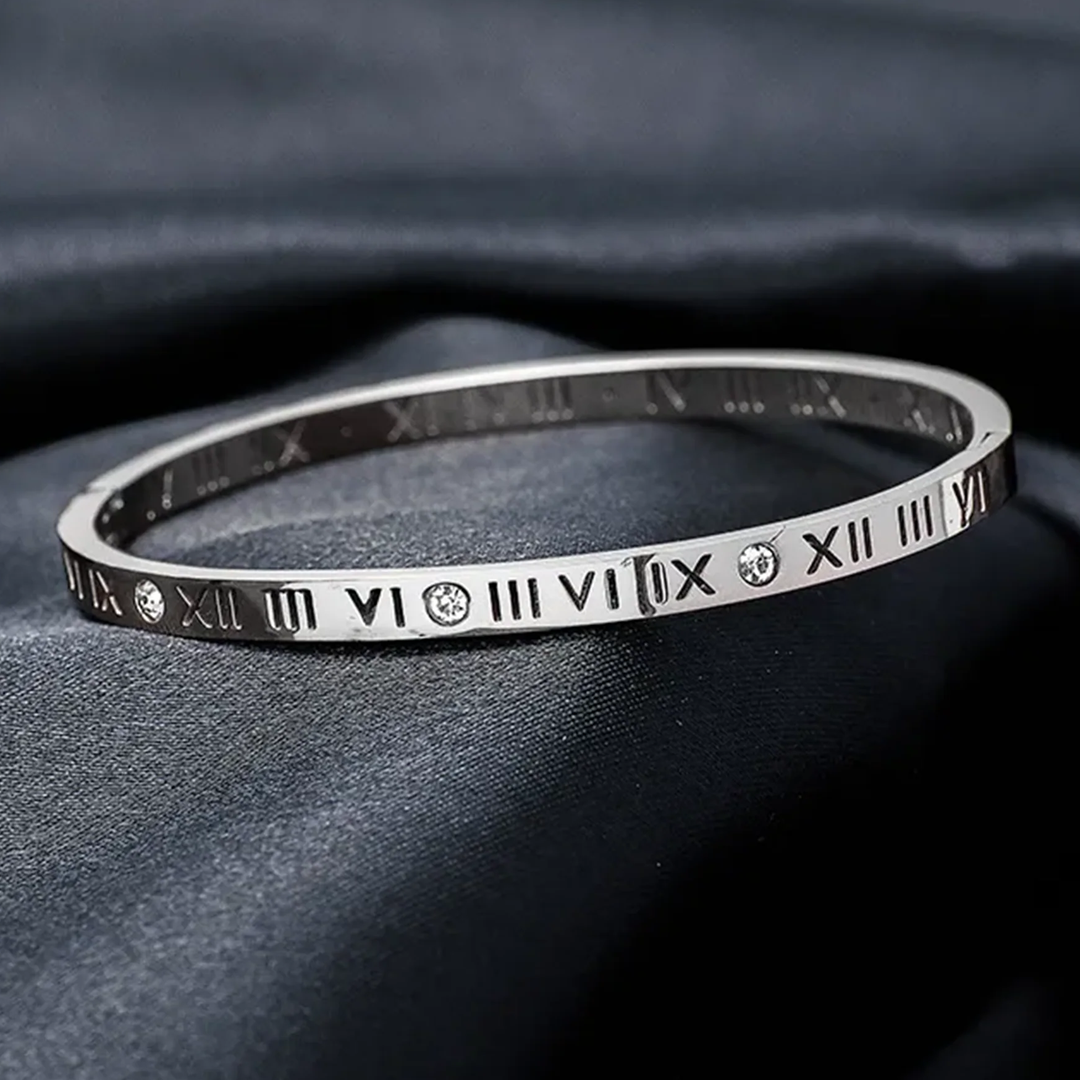 Roman Numeral Bangle