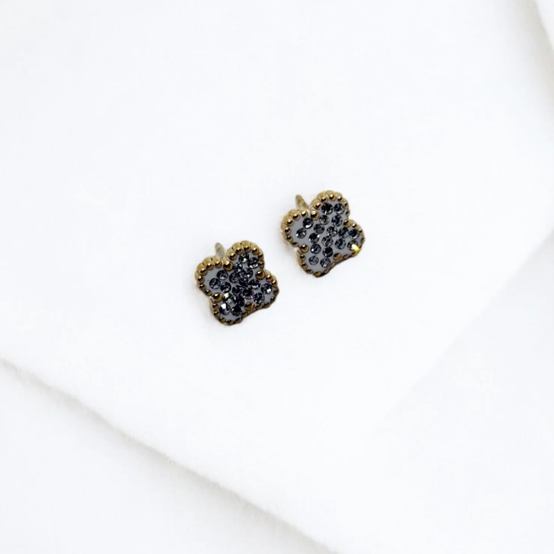 Four Leaf Clover Classic Stud Earrings