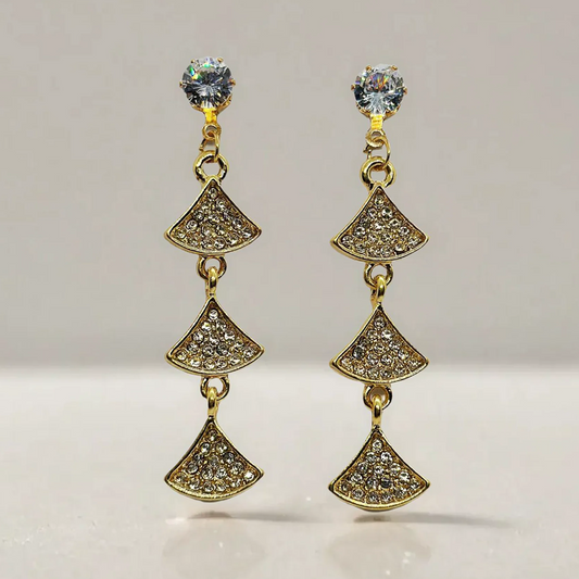 Zircon Alloy Jhumki Earrings