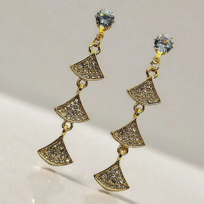 Zircon Alloy Jhumki Earrings
