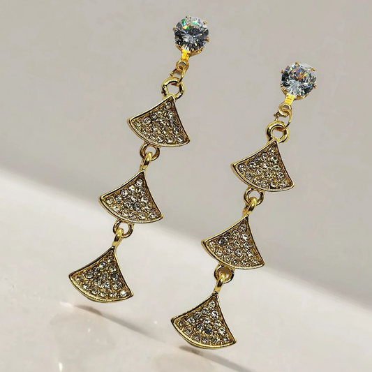 Zircon Alloy Jhumki Earrings