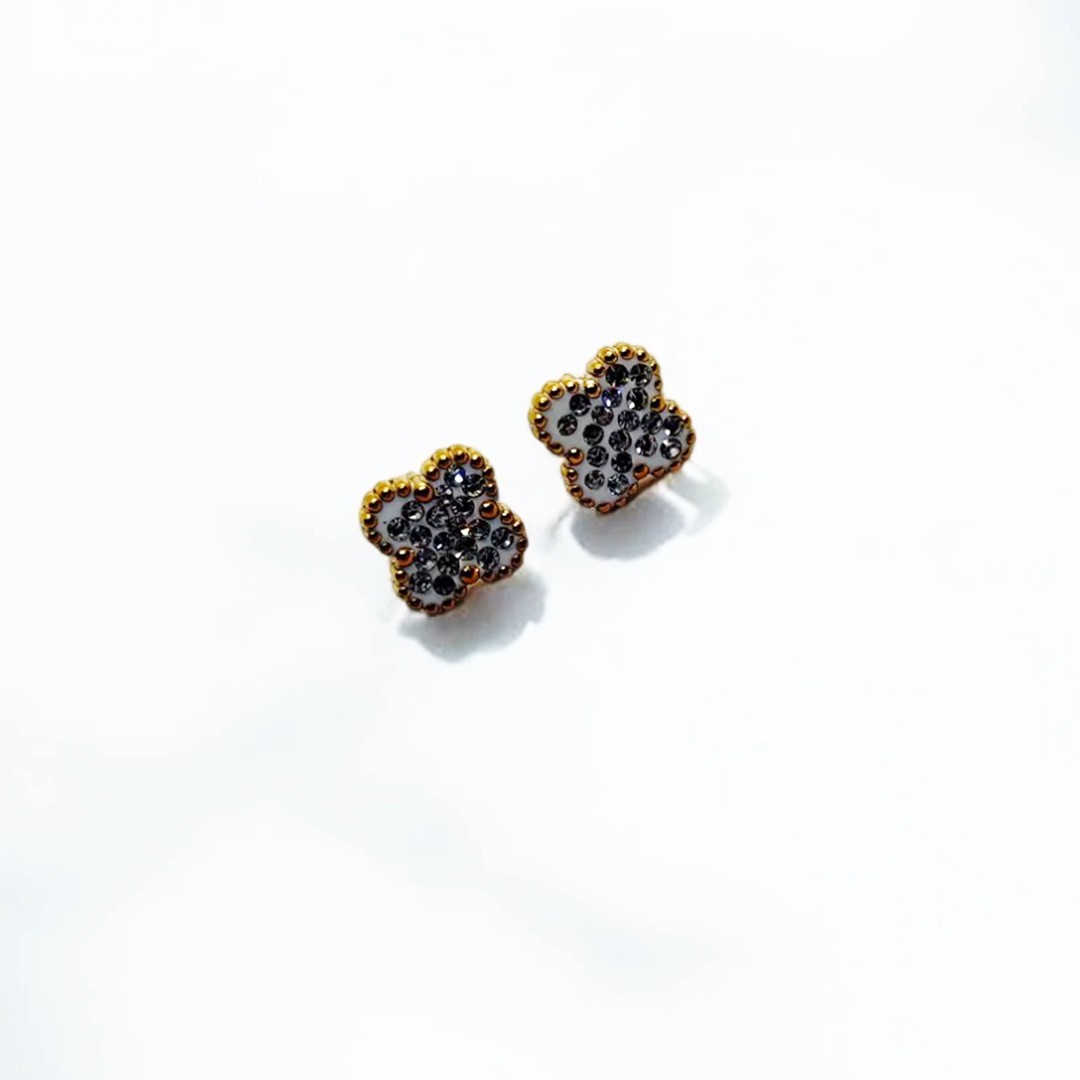 Four Leaf Clover Classic Stud Earrings