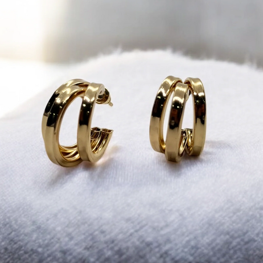 Twisted Loop Earrings