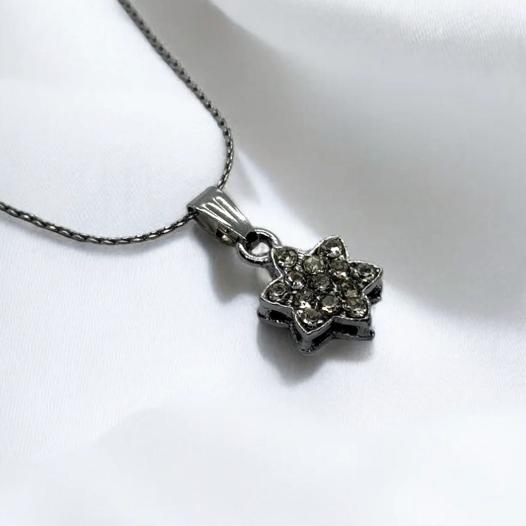 Sterling Silver Snowflake Necklace