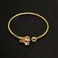 Floral Gold Bangle