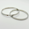 Silver Patterned Bangle