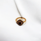Square Black Stone Ring