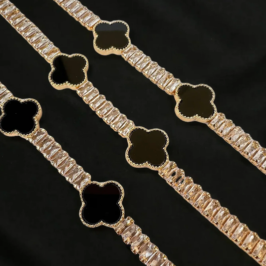 Silver Clover Bracelet