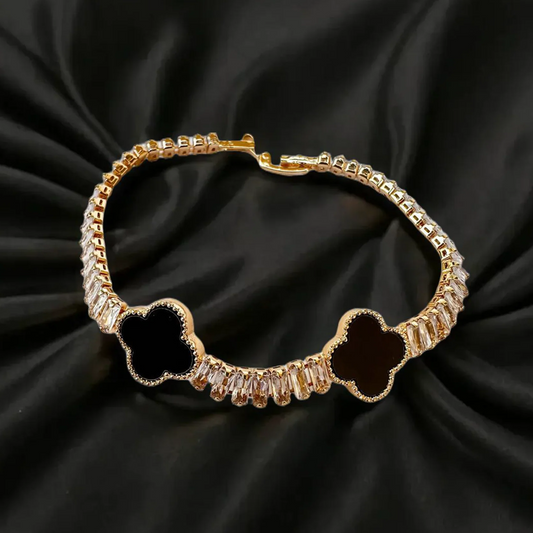 Silver Clover Bracelet