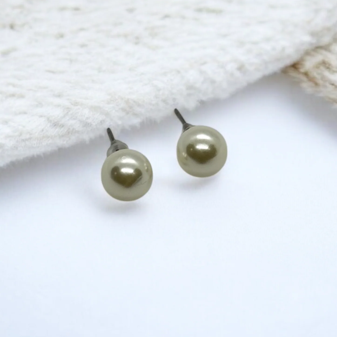 Pearl Stud Earrings