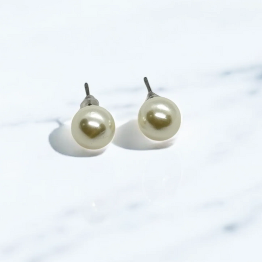 Pearl Stud Earrings