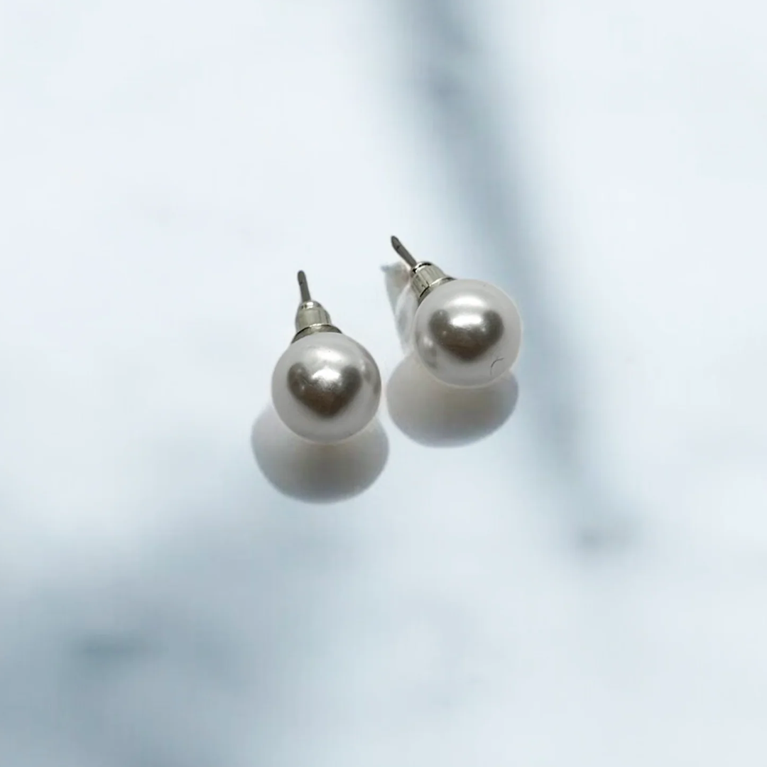 Pearl Stud Earrings