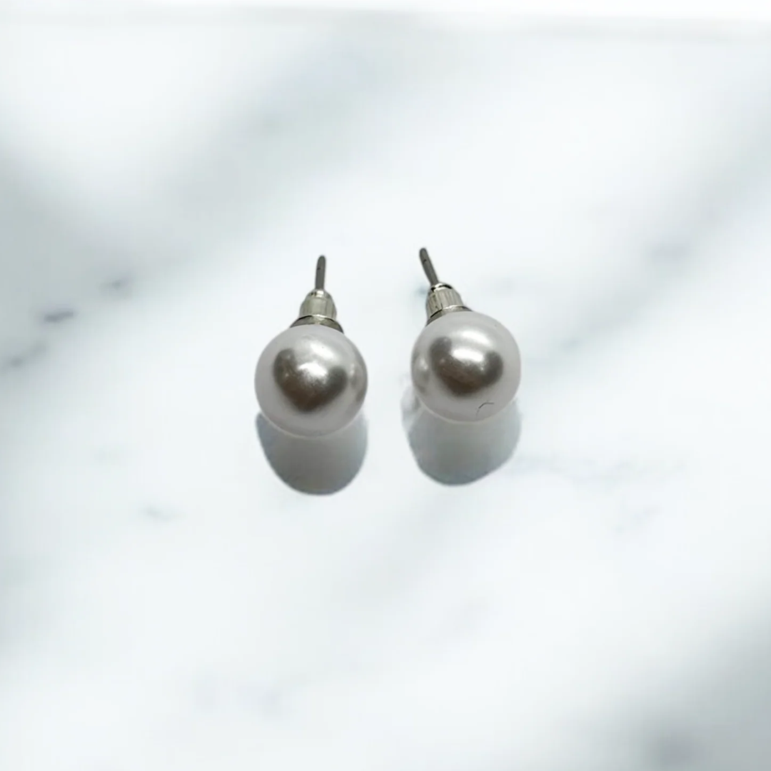 Pearl Stud Earrings
