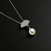 Leaf Pearl Necklace