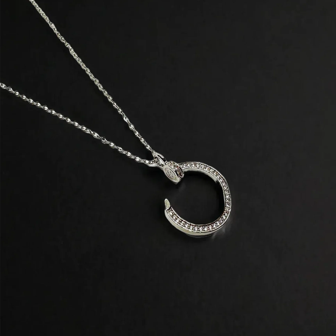 Crystal Nail Necklace