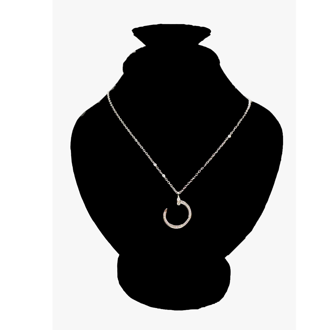 Crystal Nail Necklace