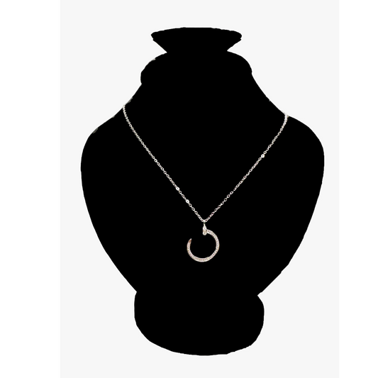 Crystal Nail Necklace
