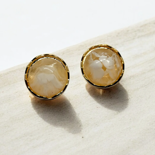 Marble Stone Earrings